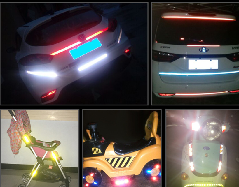 Reflective stickers for vehicles