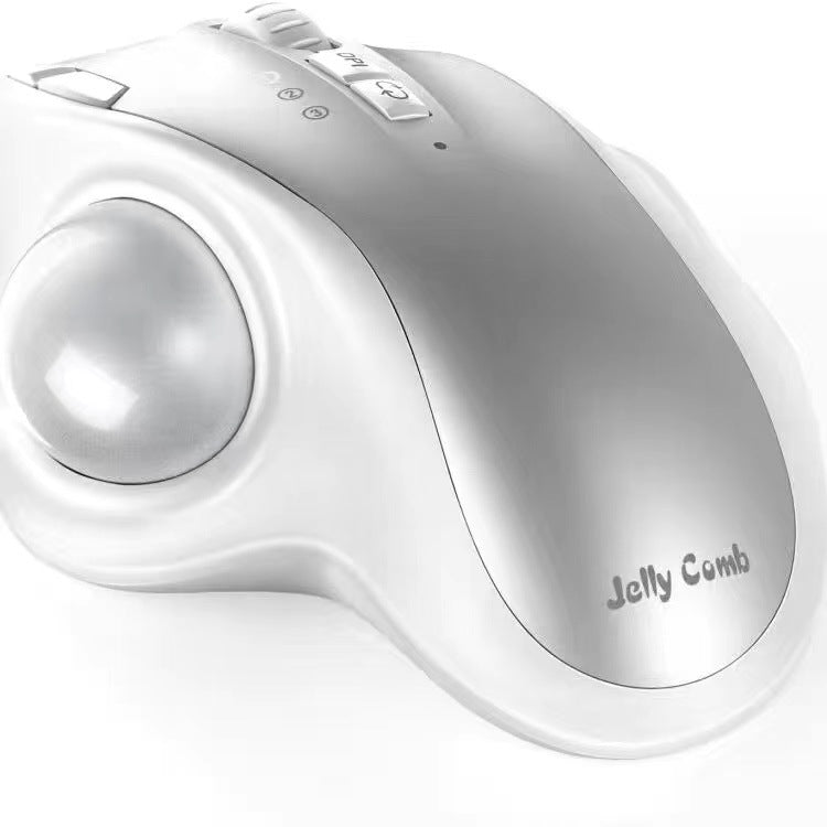 Wireless Trackball Mouse Rechargeable 2.4G Bluetooth Dual-mode Luminous Mouse