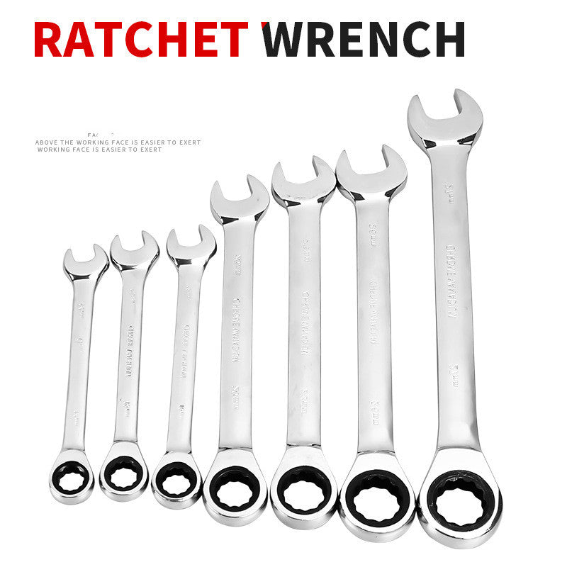 Ratchet combination wrench