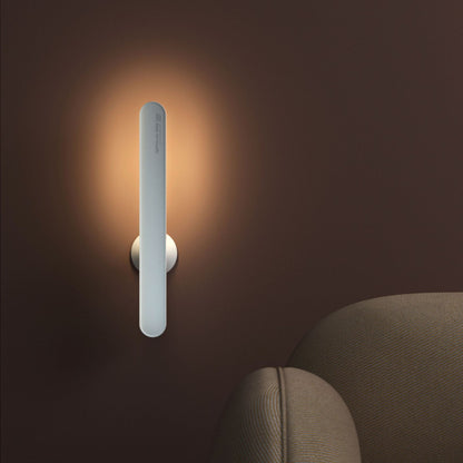 A multifunctional, geometrically visually creative, wireless table and wall lamp that can be attached with a magnet