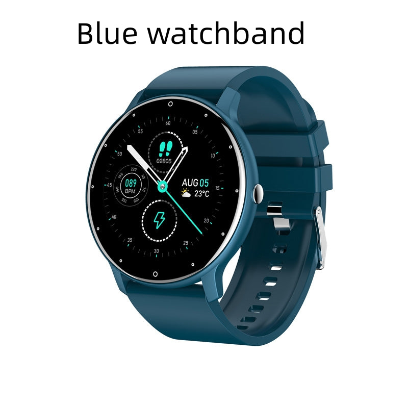 Sports Watch with Weather Forecast, Heart Rate & Blood Pressure Monitoring.