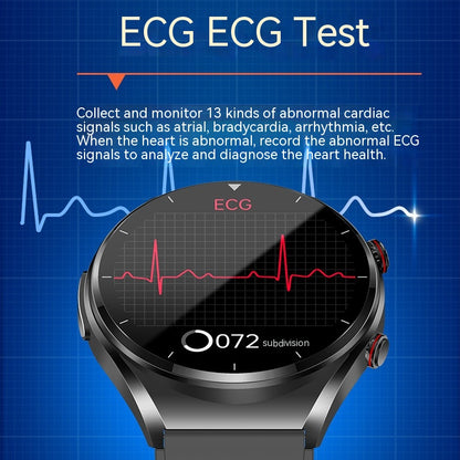 The E09 Smart Watch with ECG, Blood Oxygen, Body Temperature, and Heart Rate Detection Bracelet.