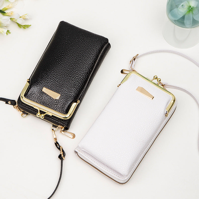 Double Layered Crossbody Bag, Vertical Style