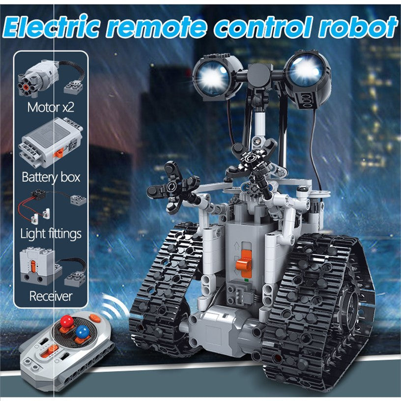 Robot for block buildings toy for the development of construction skills