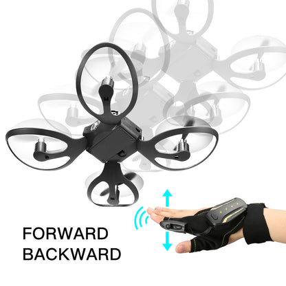 Foldable Drone with Gesture Control Aerial Photography, Four Axis Drive, Perceptual Gravity, Induction Remote Control