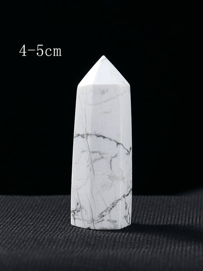 Natural Crystal Pillar Hexagonal Raw Stone Energy Household Decoration