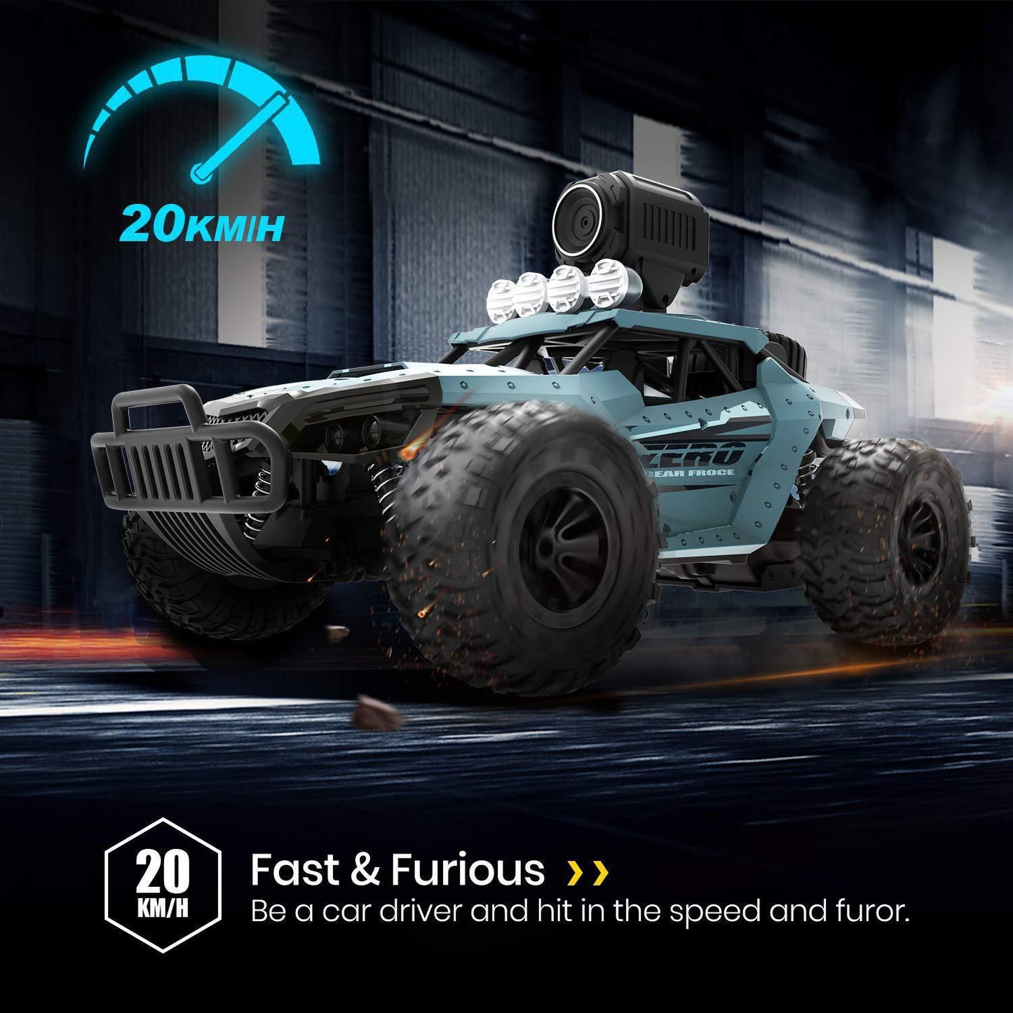 Remote Control Off-Road Trucks 2.4G Wifi 720P HD FPV Camera Toy