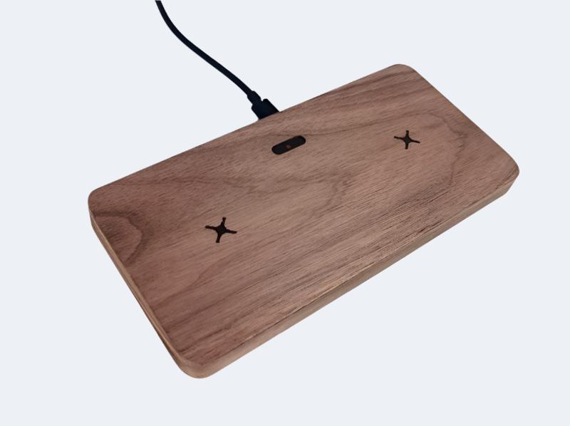 wooden wireless charger