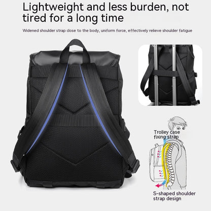 Men's Business Commute Backpack: Large Capacity