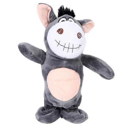 Electronic robots various animals donkey piglet with remote control for children plush toy Talking / walking / singing