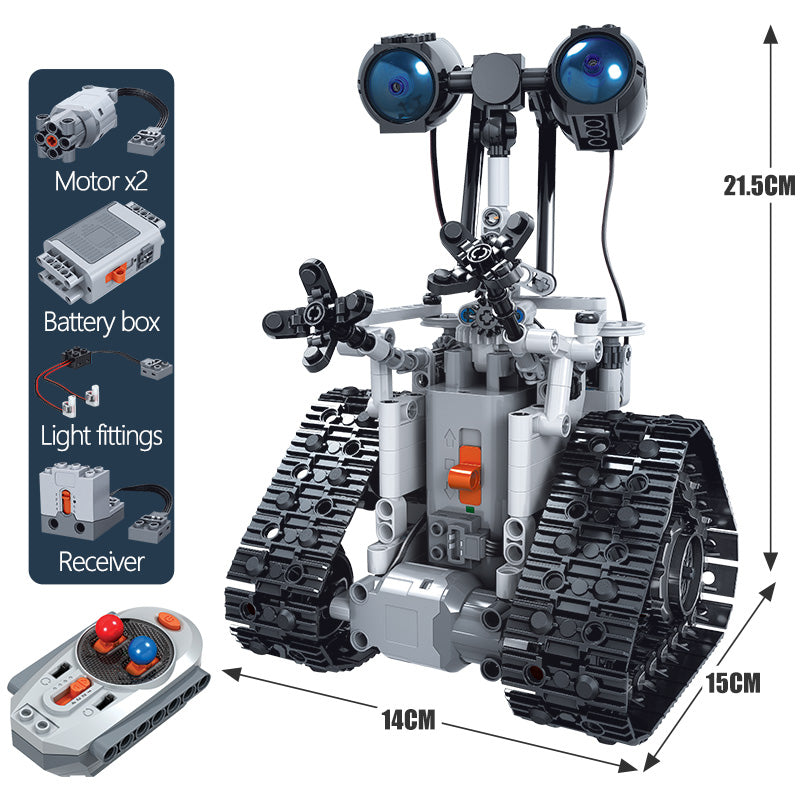 Robot for block buildings toy for the development of construction skills