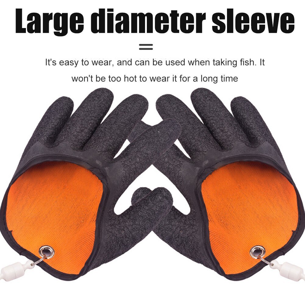 Fishing Gloves: Anti-Slip, Protects from Puncture and Scrapes