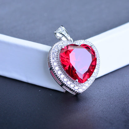 Zircon Heart Necklace