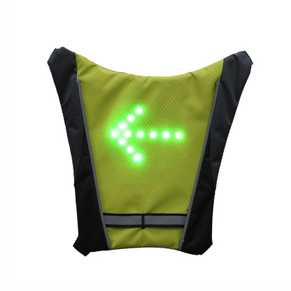 Rechargeable reflective vest with LED lights