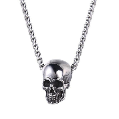 Stainless Steel Skull Necklace