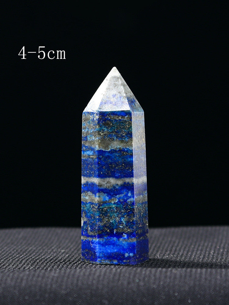 Natural Crystal Pillar Hexagonal Raw Stone Energy Household Decoration