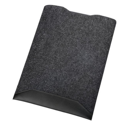 Minimalist laptop sleeve with mouse pad