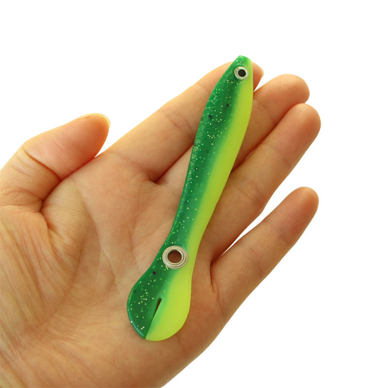 Mock lure soft fishing bait for trout and pike