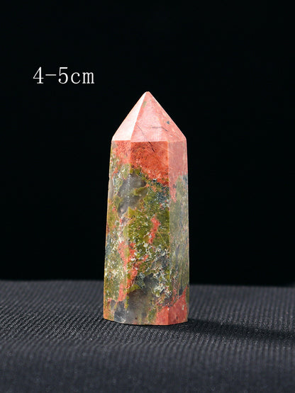 Natural Crystal Pillar Hexagonal Raw Stone Energy Household Decoration