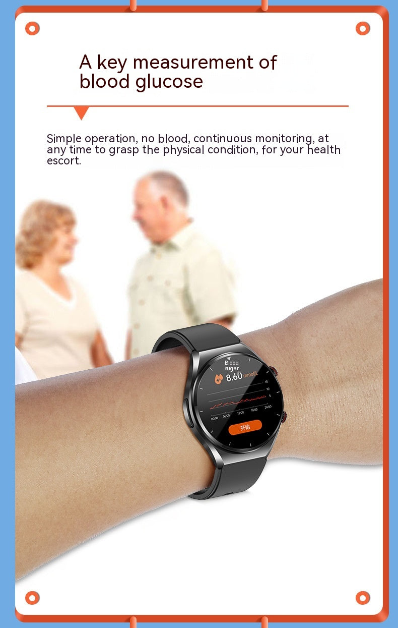 The E09 Smart Watch with ECG, Blood Oxygen, Body Temperature, and Heart Rate Detection Bracelet.