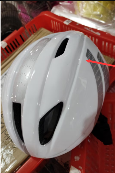 Aero helmet for cycling