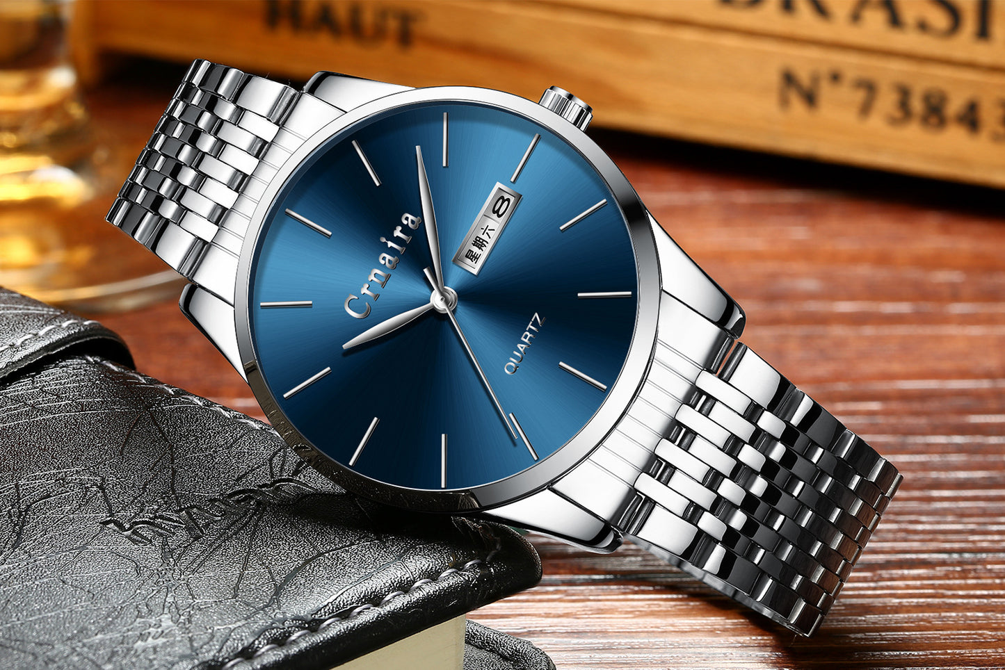 The Men's Waterproof Simple Fashion Quartz Watch.