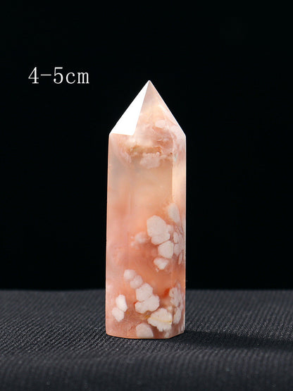 Natural Crystal Pillar Hexagonal Raw Stone Energy Household Decoration