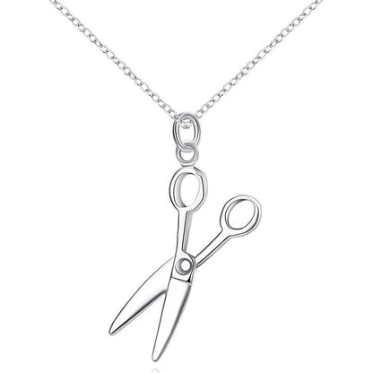 Small scissor pendant necklace, a gift for a hairdresser