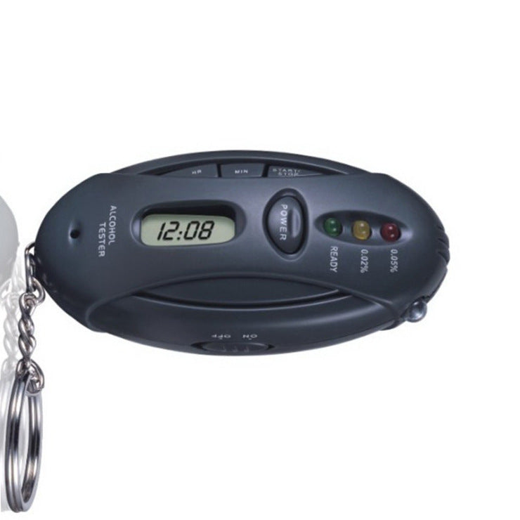 Fashion LED Light Portable Alcohol Detector, a key ring