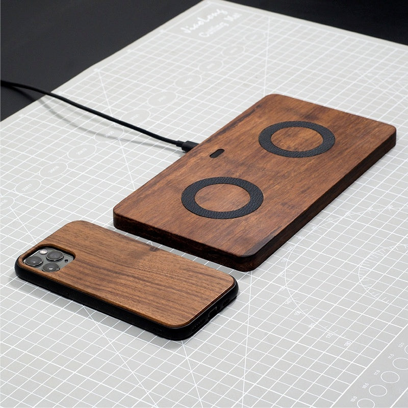 wooden wireless charger