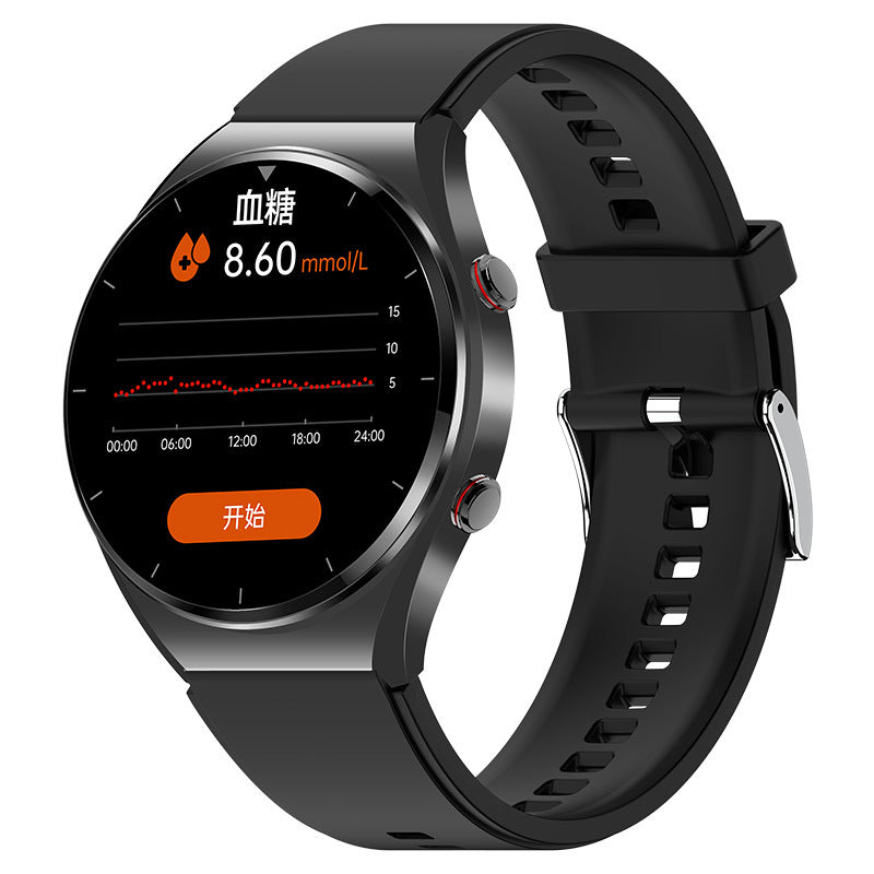 The E09 Smart Watch with ECG, Blood Oxygen, Body Temperature, and Heart Rate Detection Bracelet.