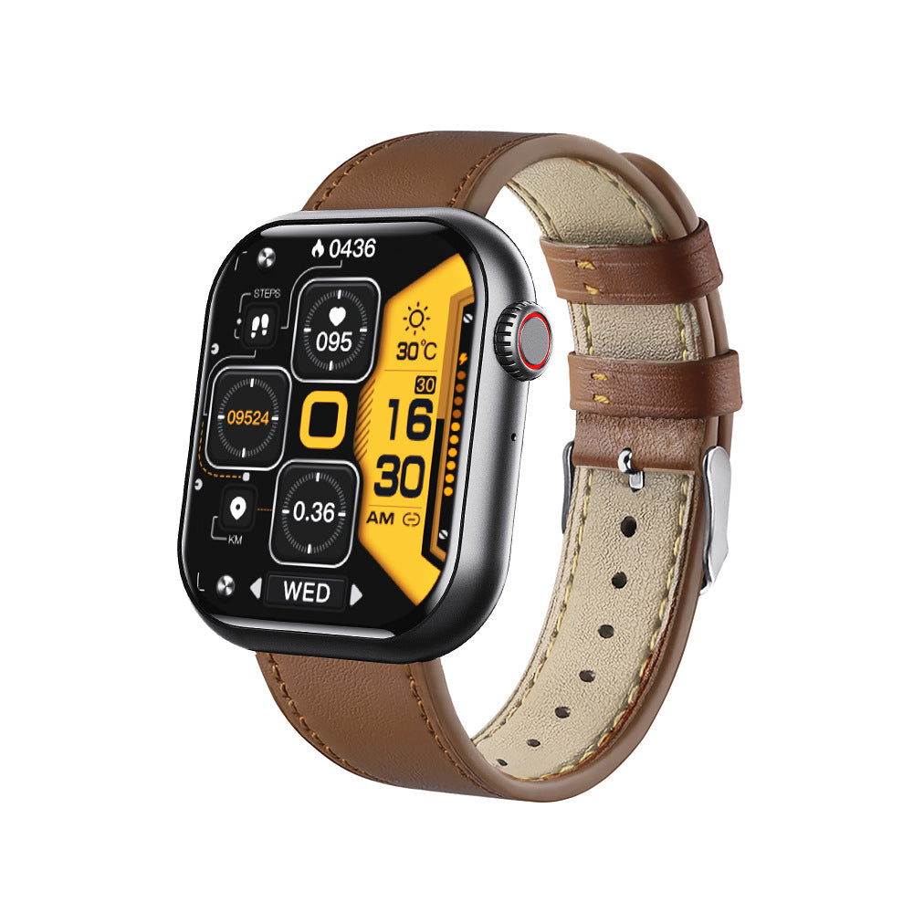 The Smart Watch with Bluetooth Calling, Heart Rate Monitoring, Body Temperature Tracking, Voice Assistant, and Sports Features.