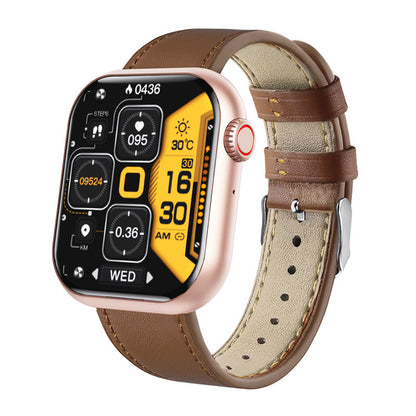 The Smart Watch with Bluetooth Calling, Heart Rate Monitoring, Body Temperature Tracking, Voice Assistant, and Sports Features.