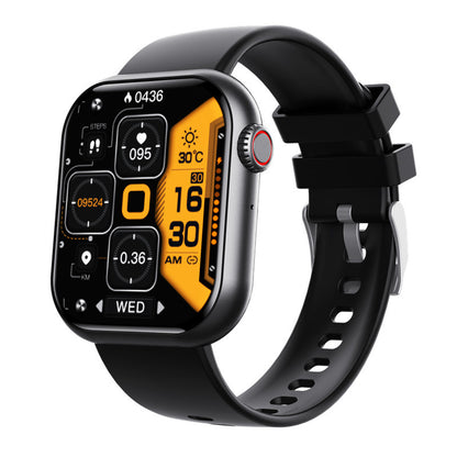 The Smart Watch with Bluetooth Calling, Heart Rate Monitoring, Body Temperature Tracking, Voice Assistant, and Sports Features.