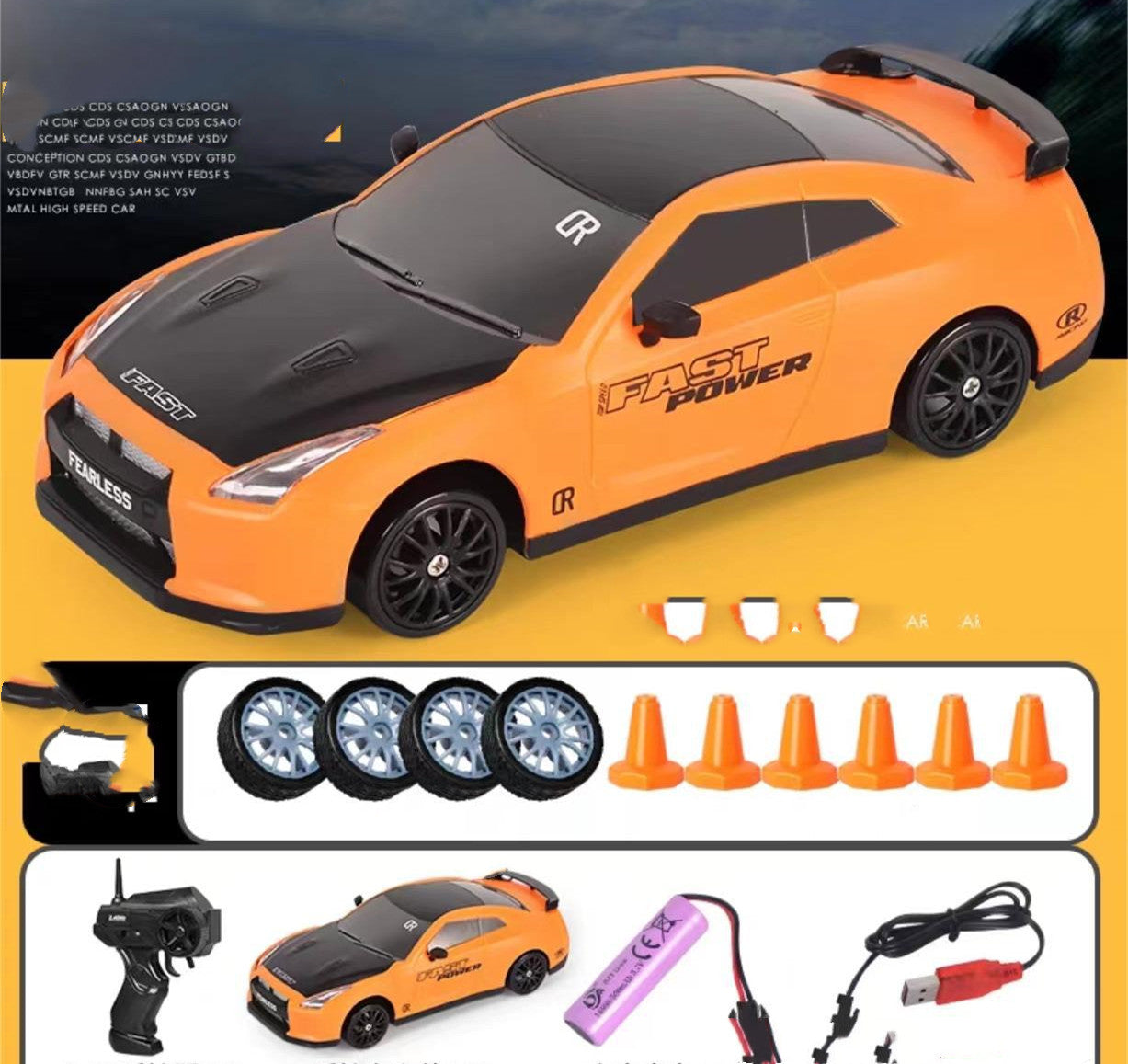 RC Drift Car orange 0