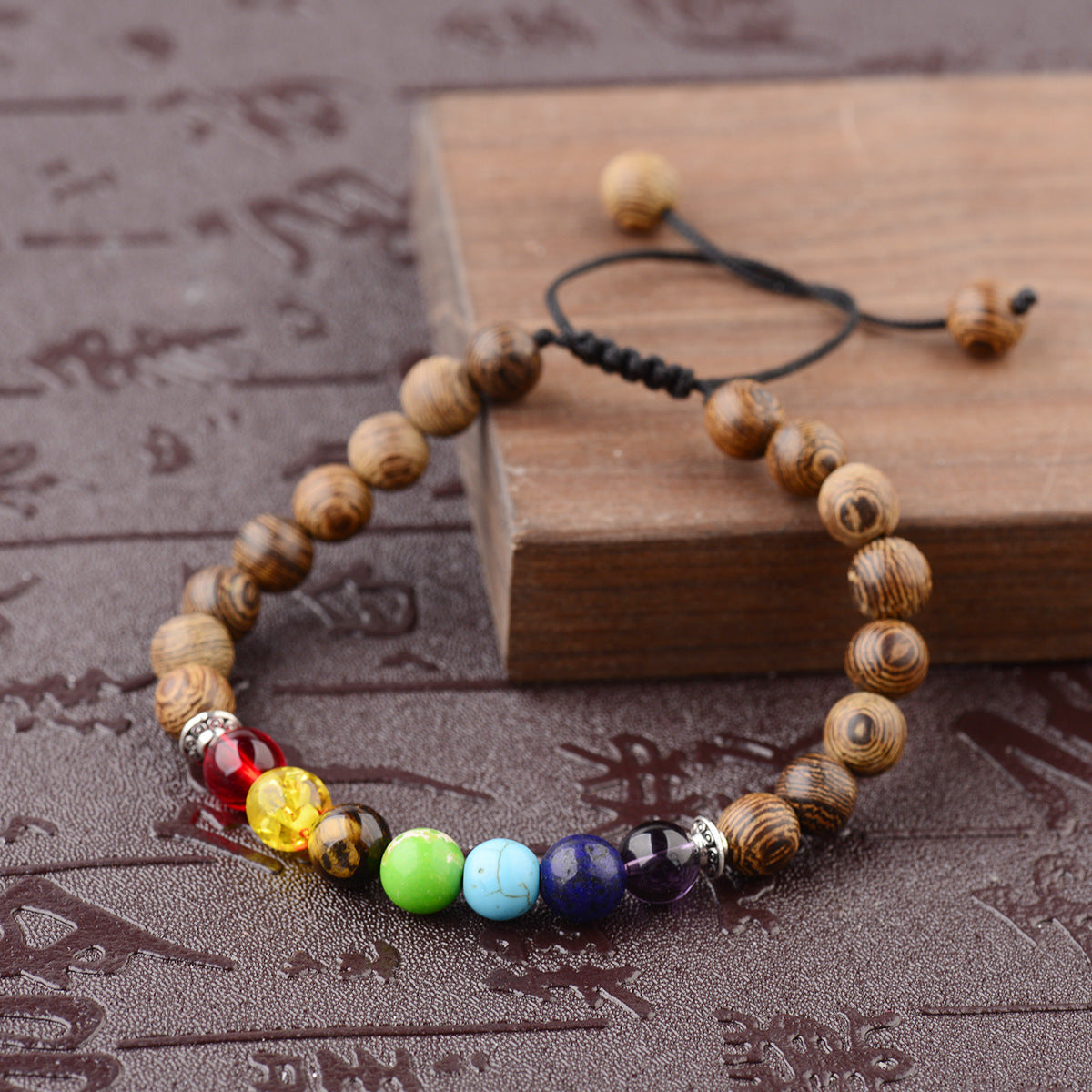 Wooden exotic bracelet colour