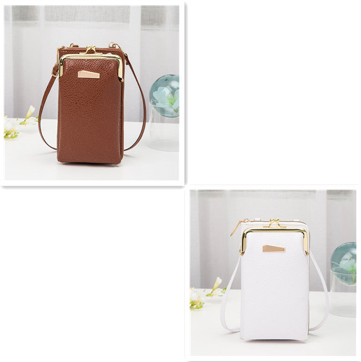 Double Layered Crossbody Bag, Vertical Style