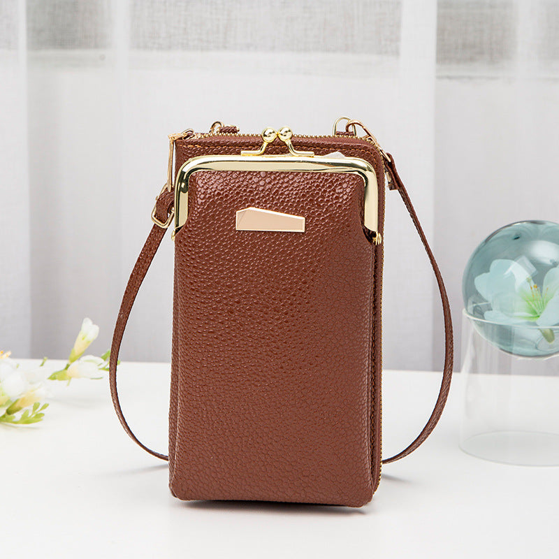 Double Layered Crossbody Bag, Vertical Style