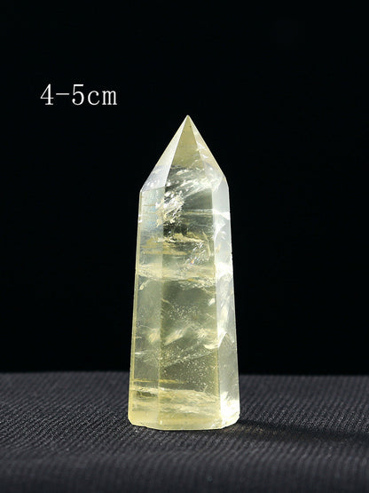 Natural Crystal Pillar Hexagonal Raw Stone Energy Household Decoration