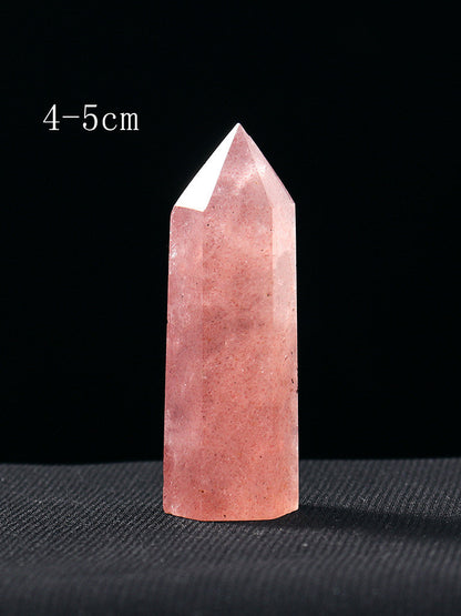 Natural Crystal Pillar Hexagonal Raw Stone Energy Household Decoration