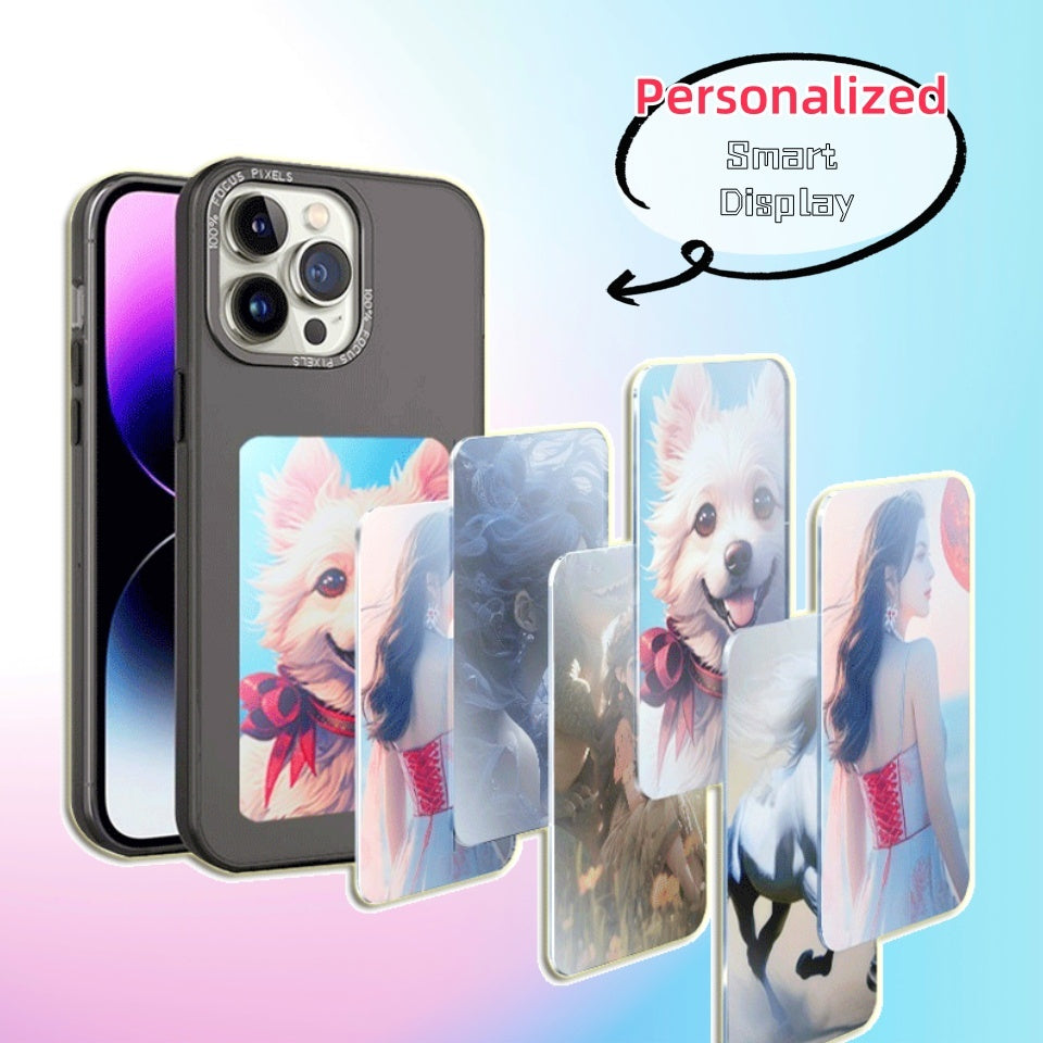 E-ink Screen Phone Case Screen Projection Personalized Phone Cover Battery Free New Design Luxury Phone Case