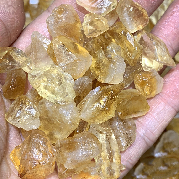 Rough Ore Brazilian Citrine Ornamental Stones