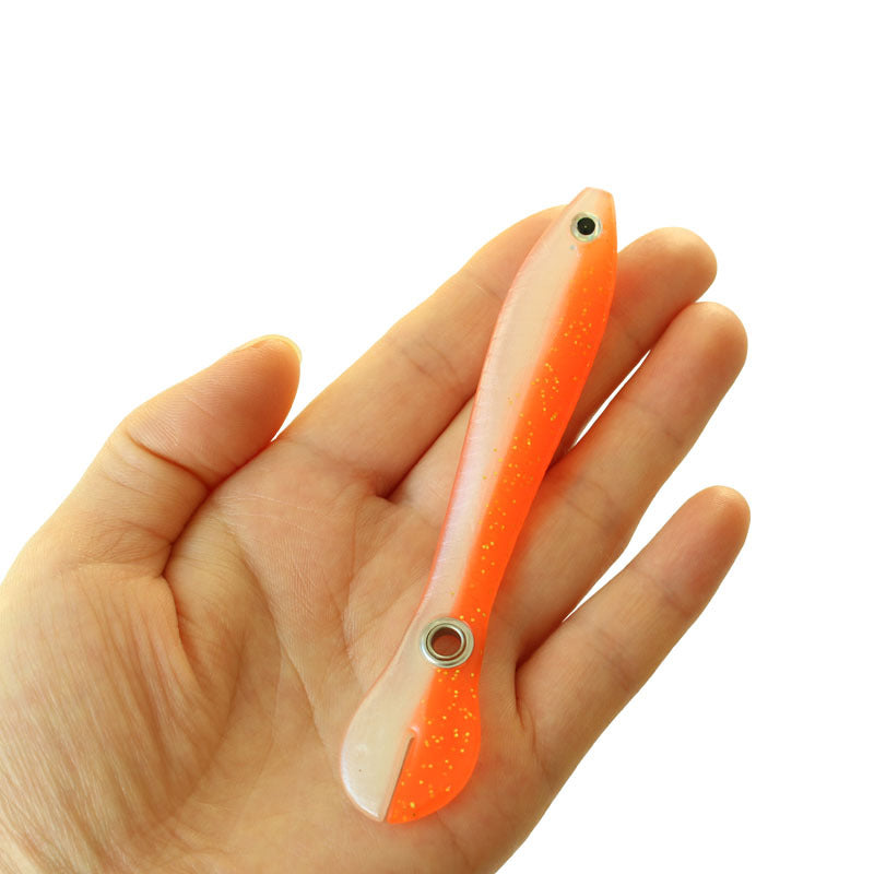 Mock lure soft fishing bait for trout and pike