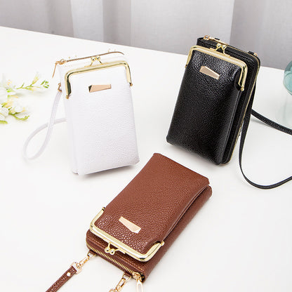 Double Layered Crossbody Bag, Vertical Style