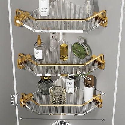 Acrylic Washroom Bathroom Shelving