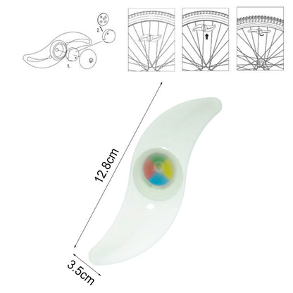 Velosipēdu spieķu LED lampa