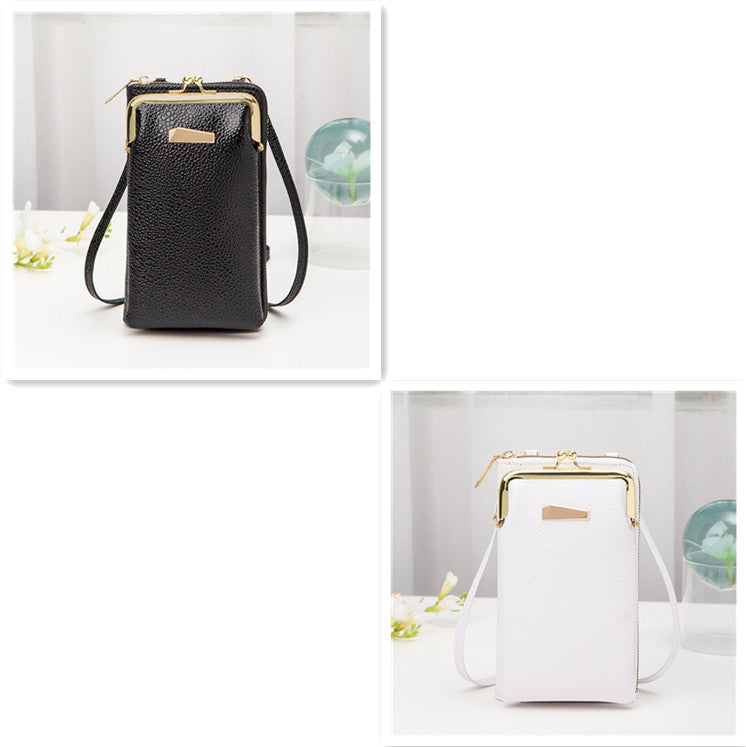 Double Layered Crossbody Bag, Vertical Style