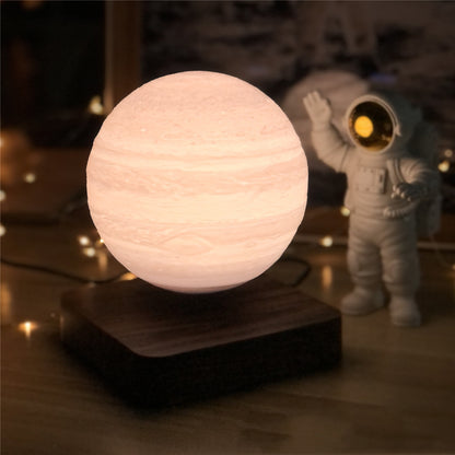 Magnetic levitation table lamp: moon