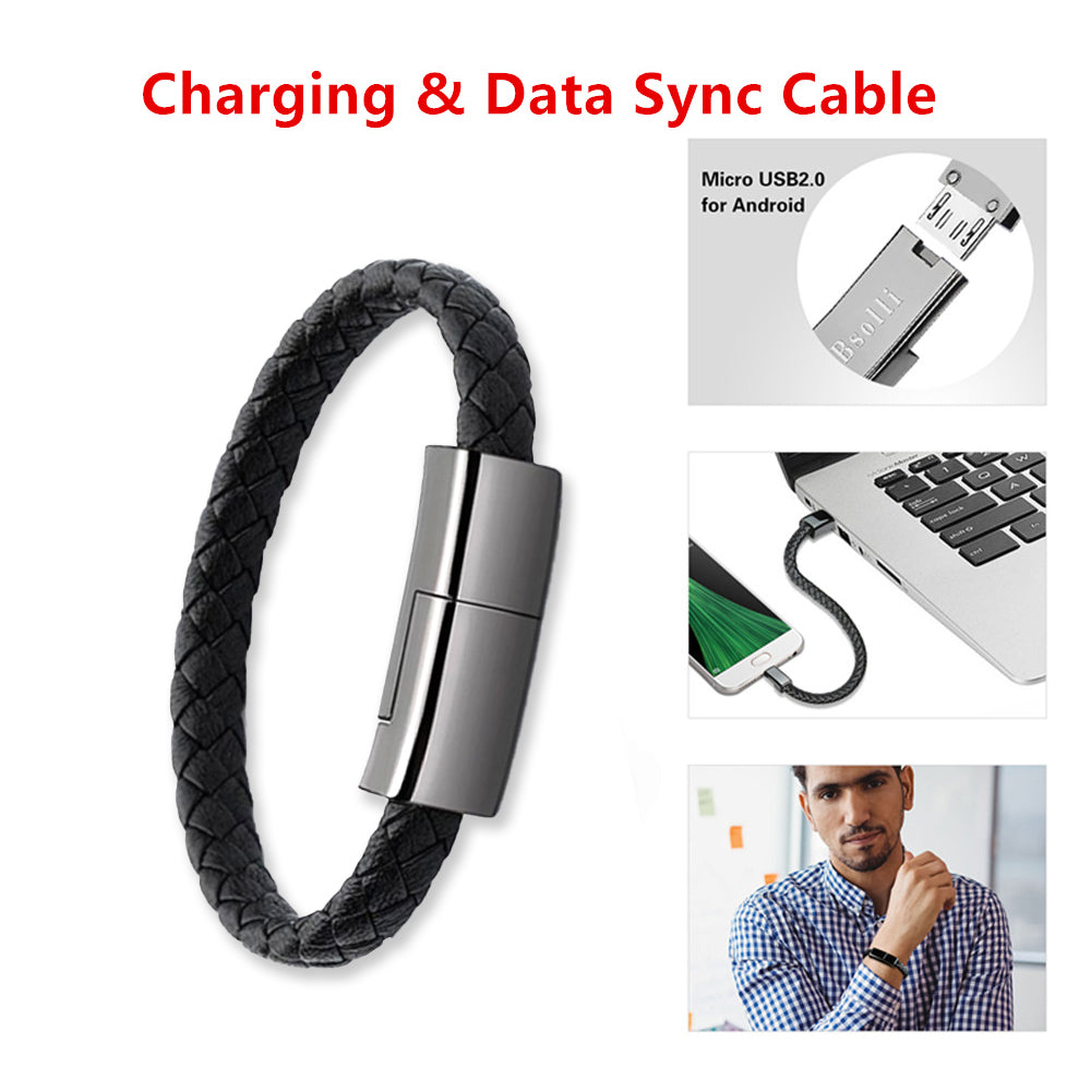 Bracelet - charger with USB charging cable, data charging cable IPhone 14, 13, Max, USB C cable