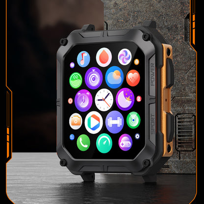 The Intelligent Bluetooth Call Three-Prevention Outdoor Waterproof Watch.